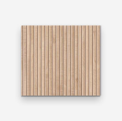 Kenridge Ribbon Maple Brown 24x48 Wood Look Matte Fluted Porcelain Tile