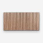 Arket Chestnut Brown 18x48 Fluted Wood Look Matte Ceramic Tile — image 1
