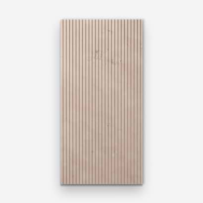 Stonework Pleat Rosa Perlino 12x24 3D Honed Marble Tile